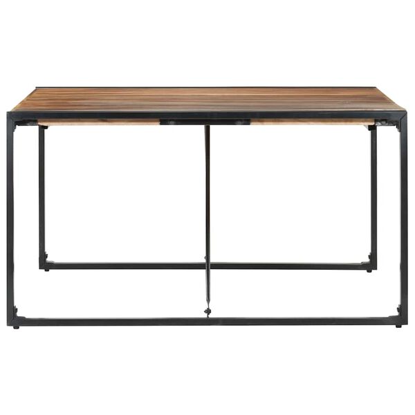 vidaXL Mesa de jantar 140x140x75 cm madeira maciça
