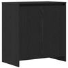 vidaXL Buffet 3 pcs Preto 70 x 41 x 75 cm Madeira processada