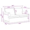 vidaXL Conjunto de Sof&aacute;s 2 pcs Cinza Escuro 144 x 80 x 85 cm tecido