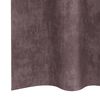 vidaXL Cortinas de Veludo 2 pcs Castanho 175 x 140 cm Veludo