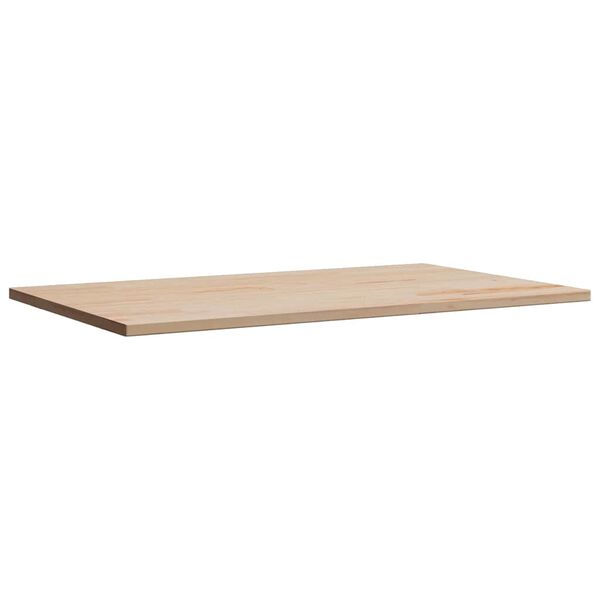 vidaXL Tampo de mesa retangular 80x50x2,5 cm pinho maciço
