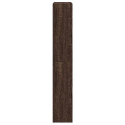 vidaXL Sapateira 60x21x125,5 cm derivados de madeira carvalho castanho