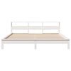 vidaXL Cama sem colch&atilde;o 180x200 cm madeira de pinho maci&ccedil;a branco