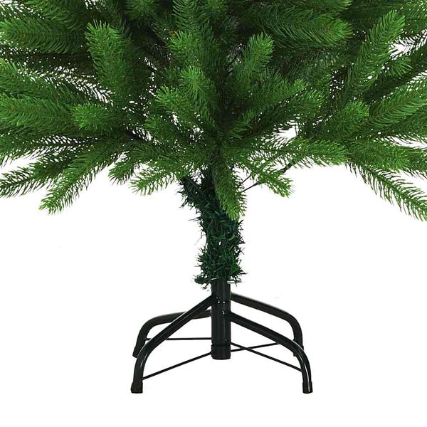 vidaXL &Aacute;rvore Natal artificial pr&eacute;-iluminada c/ bolas 120 cm verde