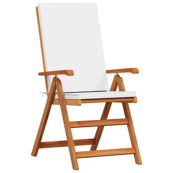 vidaXL Cadeira de Jardim 8 pcs Marrom e Branco 57 x 71,5 x 104 cm