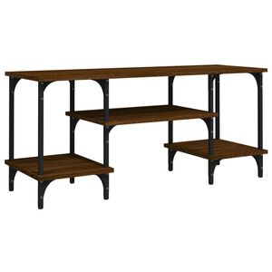 vidaXL M&oacute;vel para TV 102x35x45,5cm derivados madeira carvalho castanho
