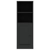 vidaXL Aparador alto 36x35,5x103,5 cm derivados de madeira preto