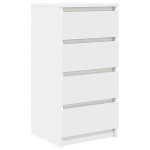 vidaXL Aparador 37,5x35x76 cm derivados de madeira branco