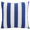 vidaXL Almofadas decorativas 4pcs 50x50 cm tecido riscas azul/branco