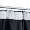 vidaXL Cortinas blackout com ganchos 2 pcs 140x175 cm antracite