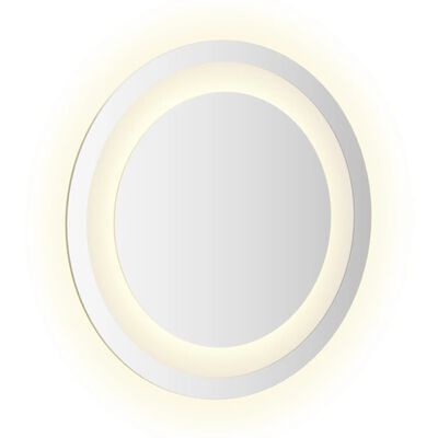 vidaXL Espelho de casa de banho com luzes LED redondo 30 cm