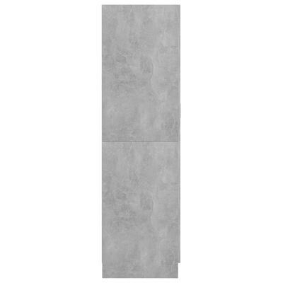 vidaXL Roupeiro 82,5x51,5x180 cm contraplacado cinzento cimento