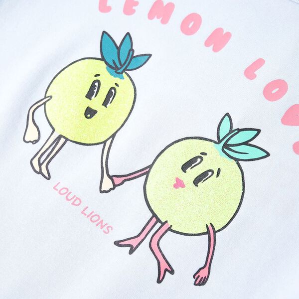 T-shirt para crian&ccedil;a azul 140