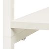 vidaXL Roupeiro 110x40x167 cm metal e contraplacado branco