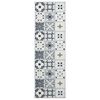 vidaXL Passadeira ORIZ 1150 gsm Cinza e Preto