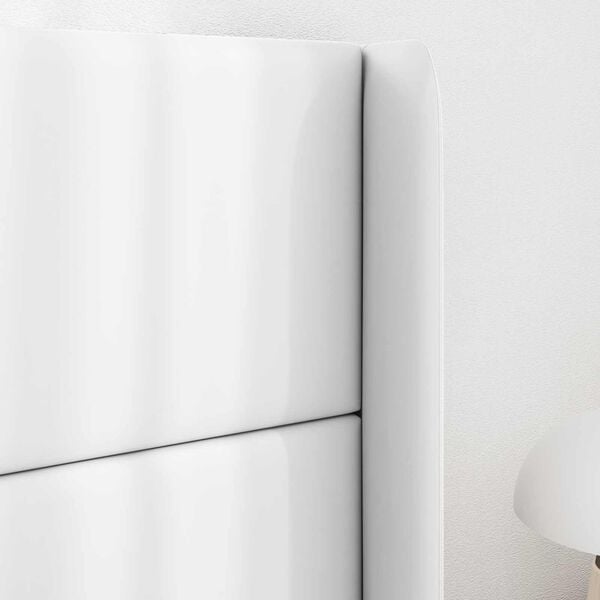 vidaXL Orelha de Cabeceira Branco 80 x 16 x 4 cm PVC