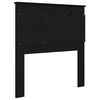 vidaXL Cabeceira com cabeceira Carvalho Preto 80 cm Madeira processada
