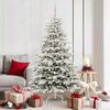 vidaXL &Aacute;rvore de Natal Articulada Artificial Branco 180 cm PE e PVC