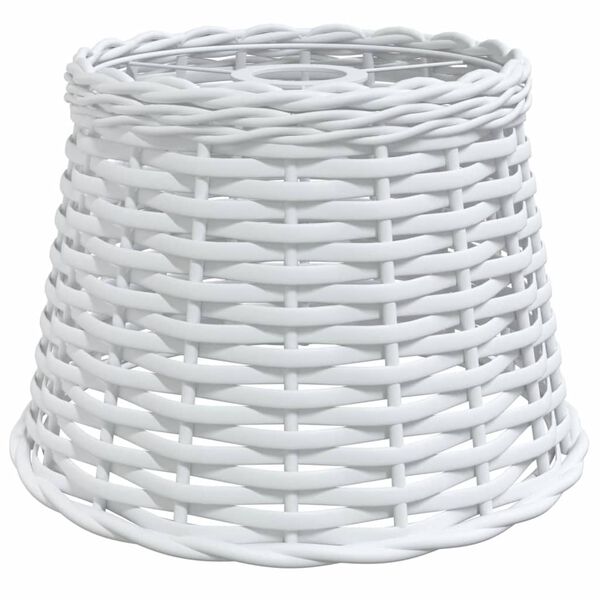 vidaXL Abajur de teto &Oslash;25x17 cm vime branco