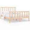 vidaXL Cama sem colch&atilde;o 120x200 cm madeira de pinho maci&ccedil;a