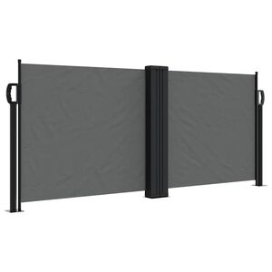 vidaXL Toldo lateral retr&aacute;til 100x600 cm antracite