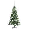 vidaXL &Aacute;rvore de Natal com 150 LEDs com suporte Verde 120 cm PVC