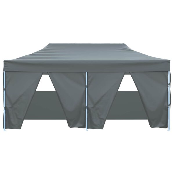 vidaXL Tenda de Festa Antracite 291 x 580 x 315 cm Tecido Oxford