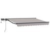 vidaXL Estrutura de Toldo Manual com LEDs 3 x 2,5 m