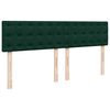 vidaXL Estrutura de cama otomana com colch&atilde;o 180x200 cm verde escuro