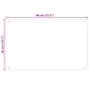 vidaXL Painéis anti-salpicos de cozinha 2 pcs 80x50 cm vidro temp.