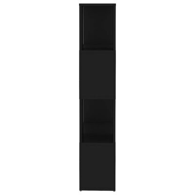 vidaXL Estante/divisória 60x24x124,5 cm contraplacado preto