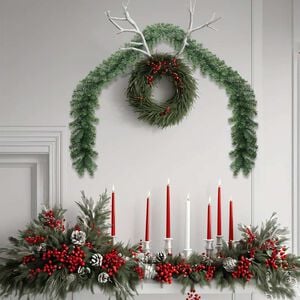 vidaXL Grinalda de Natal PVC 20 m