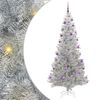 vidaXL &Aacute;rvore de Natal Prateado 210 cm PET