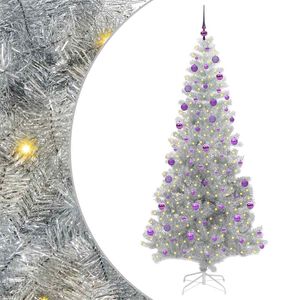 vidaXL &Aacute;rvore de Natal Prateado 210 cm PET
