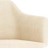 vidaXL Cadeiras de jantar girat&oacute;rias 2 pcs veludo cor creme