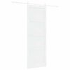 vidaXL Porta Deslizante Branco 83 x 232 cm Madeira de Pinheiro S&oacute;lida