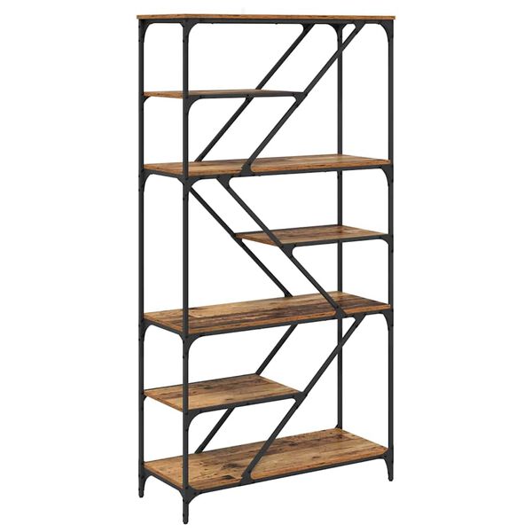 vidaXL Estante Madeira Antiga 91 x 36 x 176 cm Madeira processada