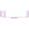 vidaXL Toldo lateral retr&aacute;til para p&aacute;tio 140x600 cm cinzento