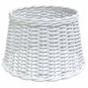 vidaXL Abajur de teto &Oslash;45x28 cm vime branco
