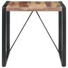 vidaXL Mesa de jantar 80x80x75 cm madeira maciça
