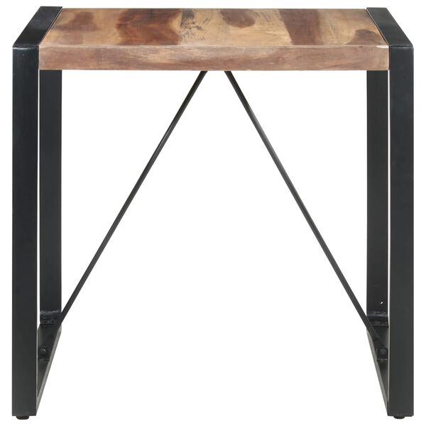 vidaXL Mesa de jantar 80x80x75 cm madeira maciça