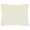 vidaXL Guarda-Sol tecido Oxford retangular 4x5 m creme