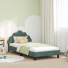 vidaXL Estrutura de Cama Infantil com Cabeceira Verde do Mar