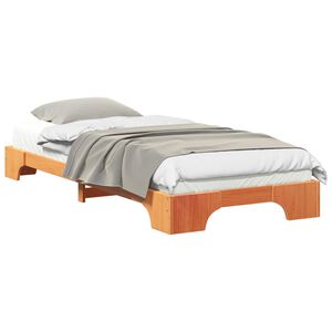 vidaXL Estrutura da Cama Castanho 80 x 220 cm