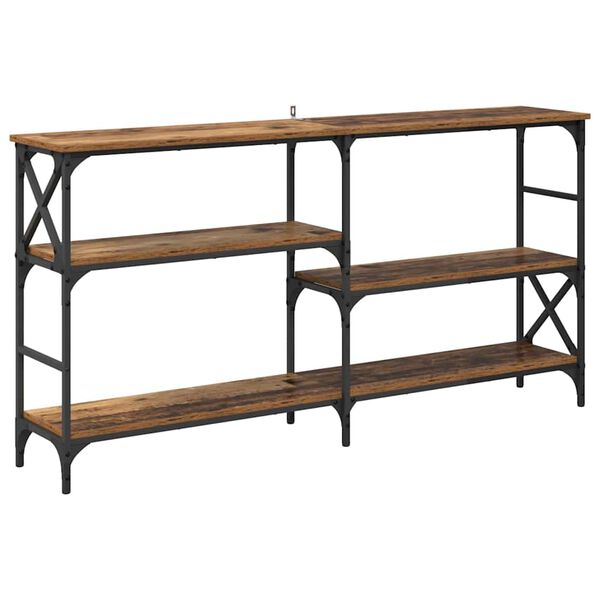 vidaXL Aparador Madeira antiga 150 x 29 x 76,5 cm Madeira processada