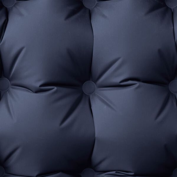 vidaXL Colch&atilde;o de campismo autoinsufl&aacute;vel c/ almofada 1 pessoa cinza