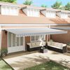vidaXL Toldo retr&aacute;til autom&aacute;tico 600x300 cm antracite e branco