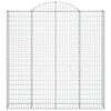 vidaXL Cestos gabi&atilde;o arqueados 5pcs 200x30x200/220cm ferro galvanizado