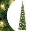 vidaXL &Aacute;rvore de Natal artificial pop-up c/ 50 luzes LED 120 cm verde