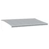 vidaXL Toldo retr&aacute;til manual com LED 600x350 cm antracite/branco